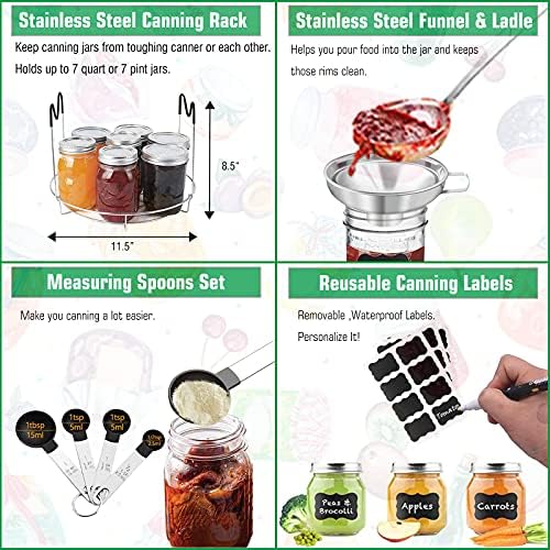 LEONICE Canning Supplies Kit for Home Best Fit