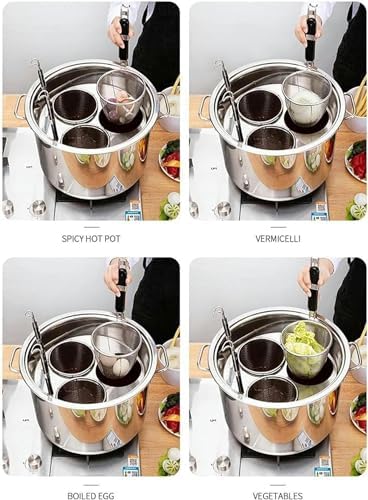 DAOUXIAOSPStainless Steel Stockpot with Multi-SteAM 4 Holes