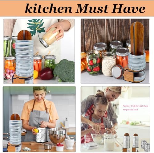 Effortlessly Organized Mason Jar Lids Stylish Functional Storage Solution