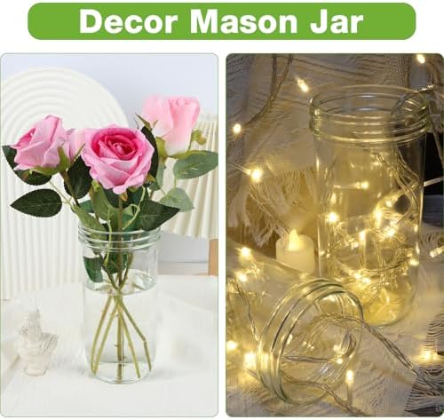 24 oz Mason Jars 6-Pack Canning Fermenting Jar Set