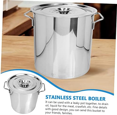 2-Piece Crayfish Boiler Containers for Food Preparation