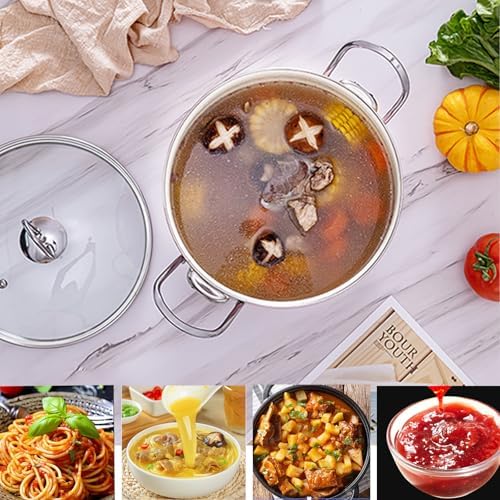 Sturdy 6-Quart Stock Pot with Lid