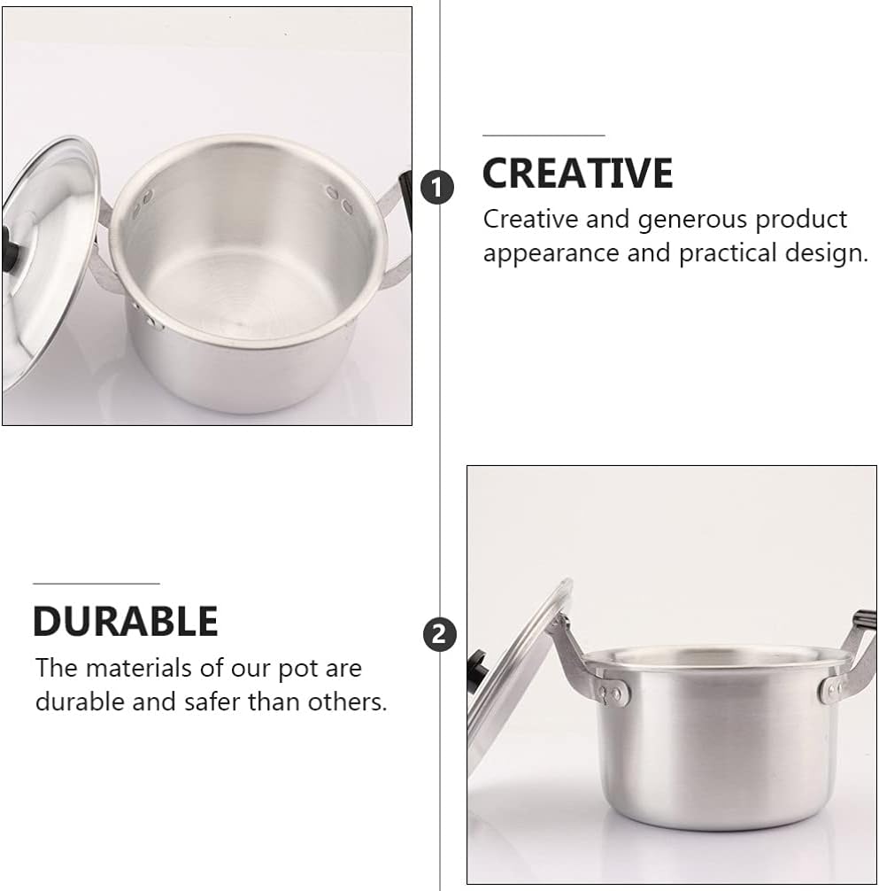 Thickened Aluminum Stock Pot - Grill Hot Pot Use - Sturdy Design