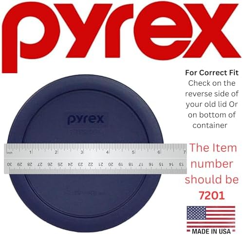 4-Piece Pyrex Blue Plastic Lids