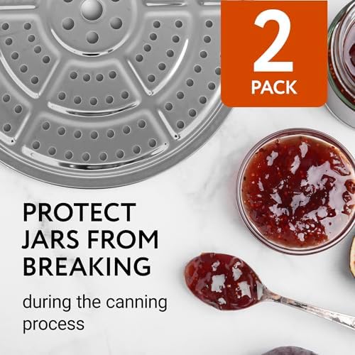 2-Pack Stainless Steel Canning Rack for Pressure Cookers