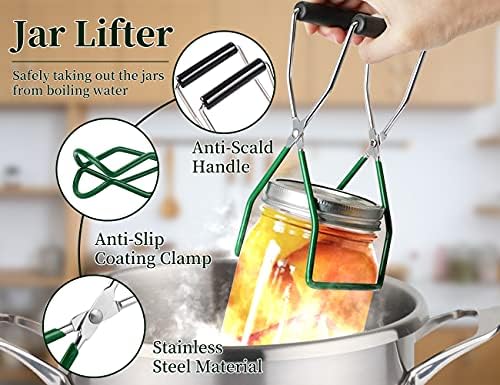 Canning Kit with 37 PCS Durable Kitchen Supplies Perfect for Home Preserving