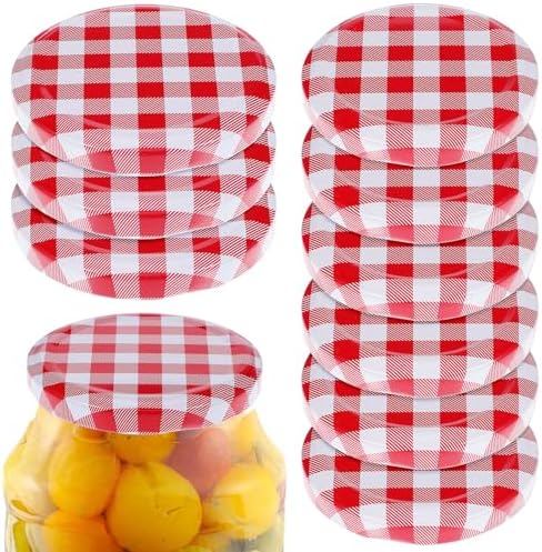 Hemoton 12-Pack Mason Jar Lids