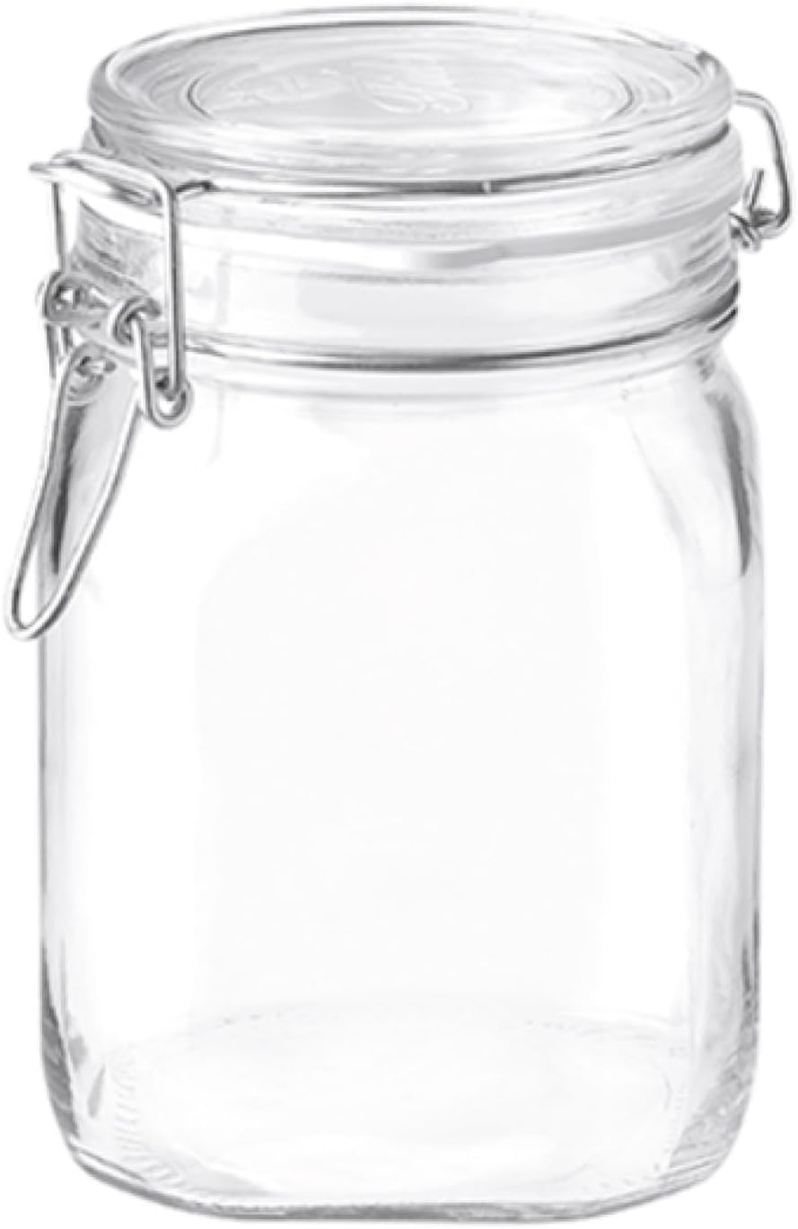 Bormioli Rocco Fido Clear Jar 33-34-Ounce