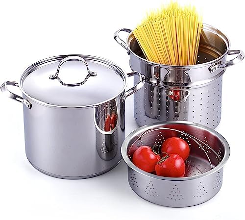 Cooks Standard 12 Quart Stainless Steel Multipot