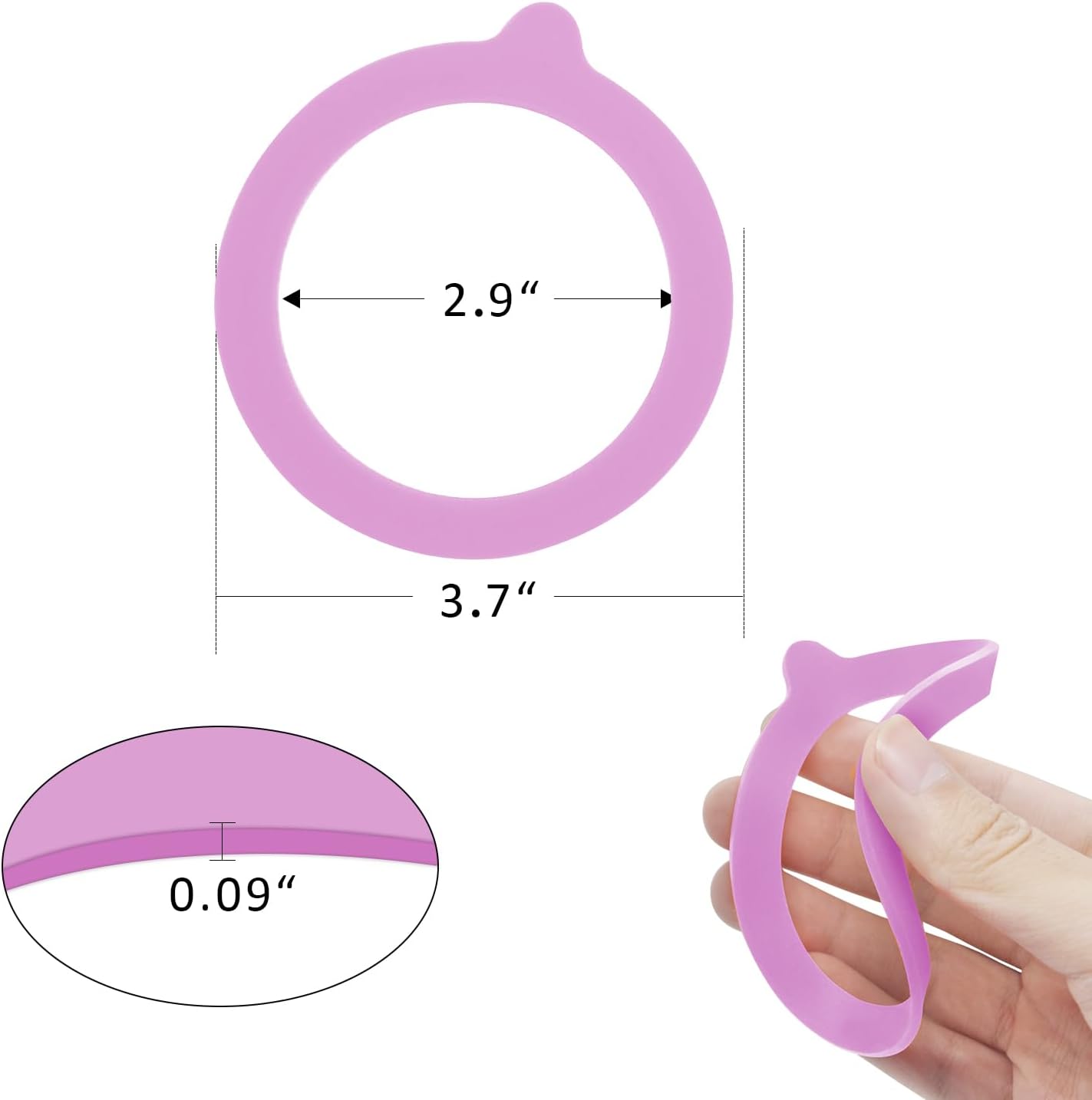 Perfect silicone gaskets for mason jars leakproof and airtight