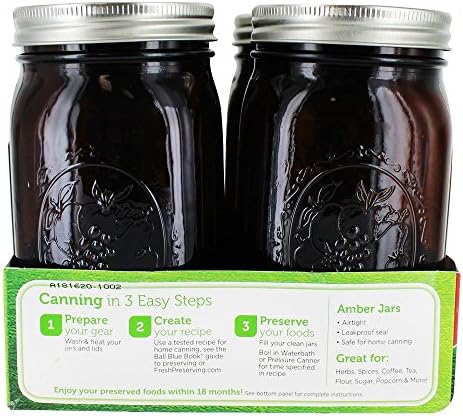 Ball Wide Mouth Canning Jars Quart 4 Count