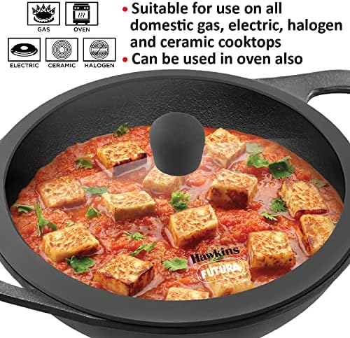 Hawkins Futura 2L Cast Iron Kadhai