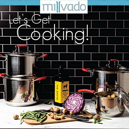 Sturdy 3-quart Steel Cooking Pot
