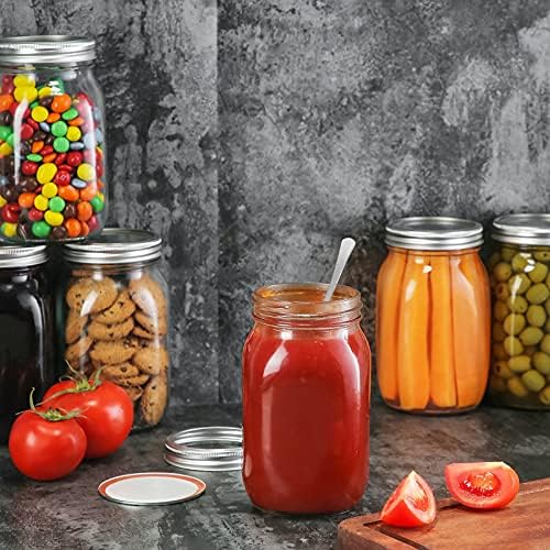 Wide Mouth Mason Jars for Preserving Cooking