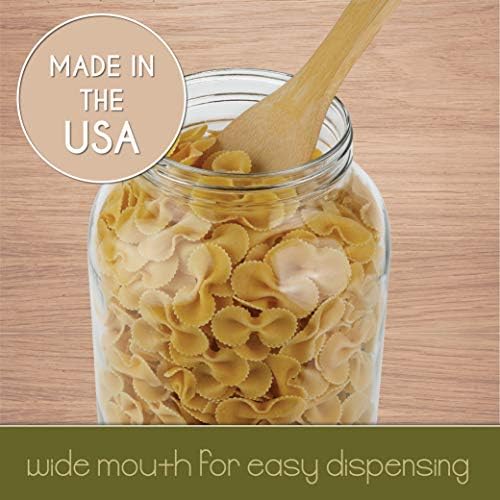2-PK 1 Gallon Glass Mason Jars