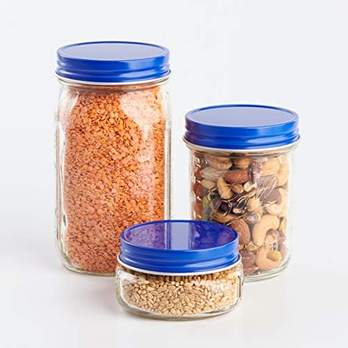12-Pack of Rust-Proof Narrow Mouth AL Mason Jar Lids