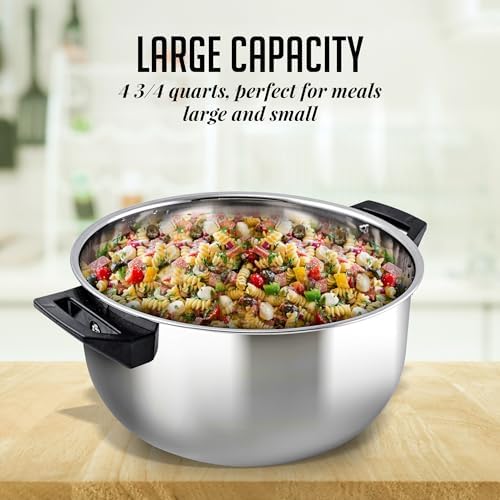 OVENTE Stainless Steel Pasta Pot