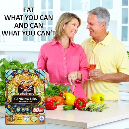Supa Ant Canning Lids Regular Mouth 50 Pieces