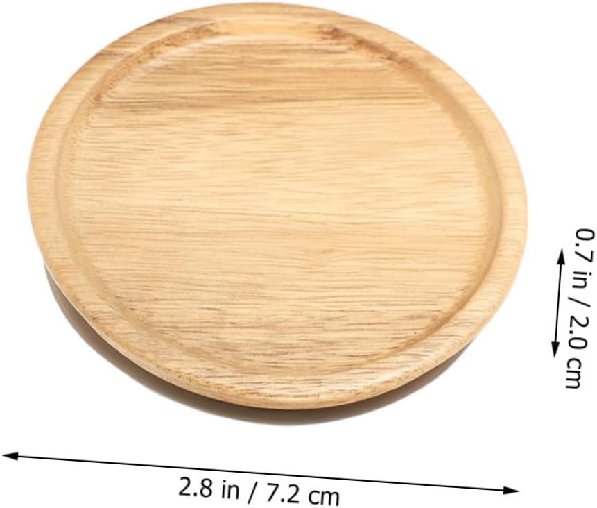 MAGICLULU 2pcs Mason Jar Wooden Lids with Silicone Seals