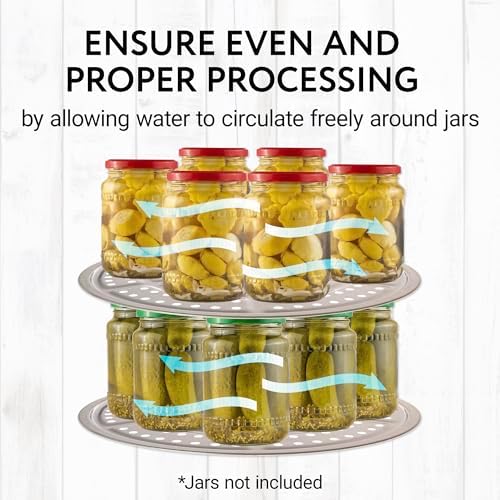 2-Pack Stainless Steel Canning Rack for Pressure Cookers