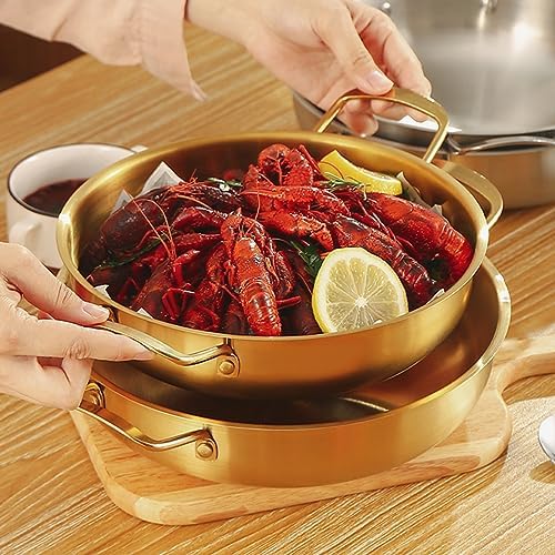 Korean Ramen Noodle Pot - Stainless Steel Multi-Purpose Stockpot