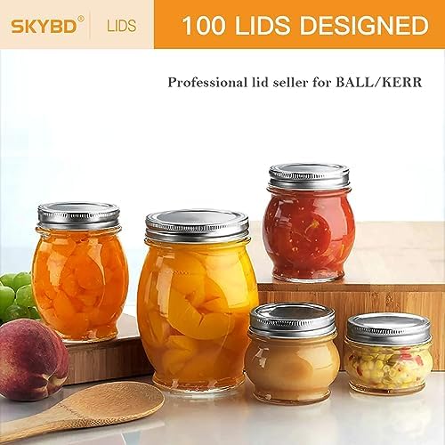 100-Count Wide Mouth Canning Lids