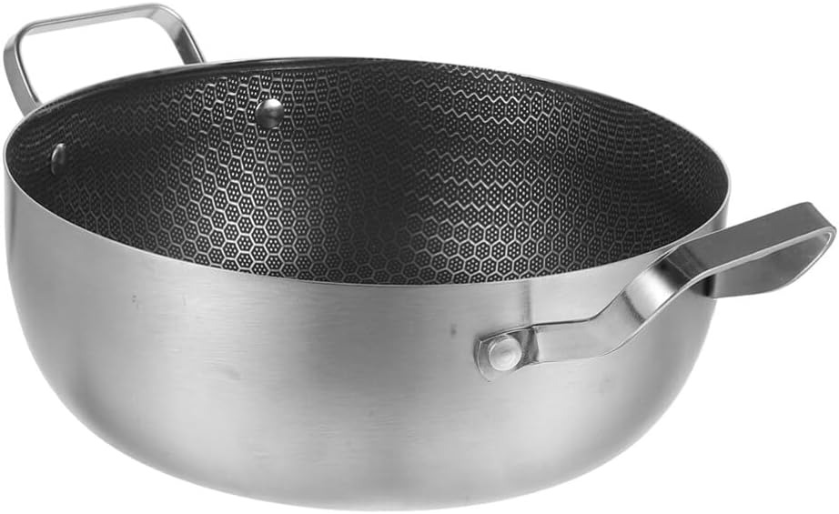 Stainless Steel Stockpot with Honeycomb Design