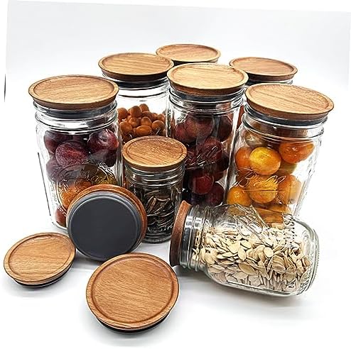 2-Piece Airtight Mason Jar Lid Set with Silicone Seal
