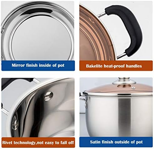 PP Chef 3-Quart Stainless Steel Stockpot