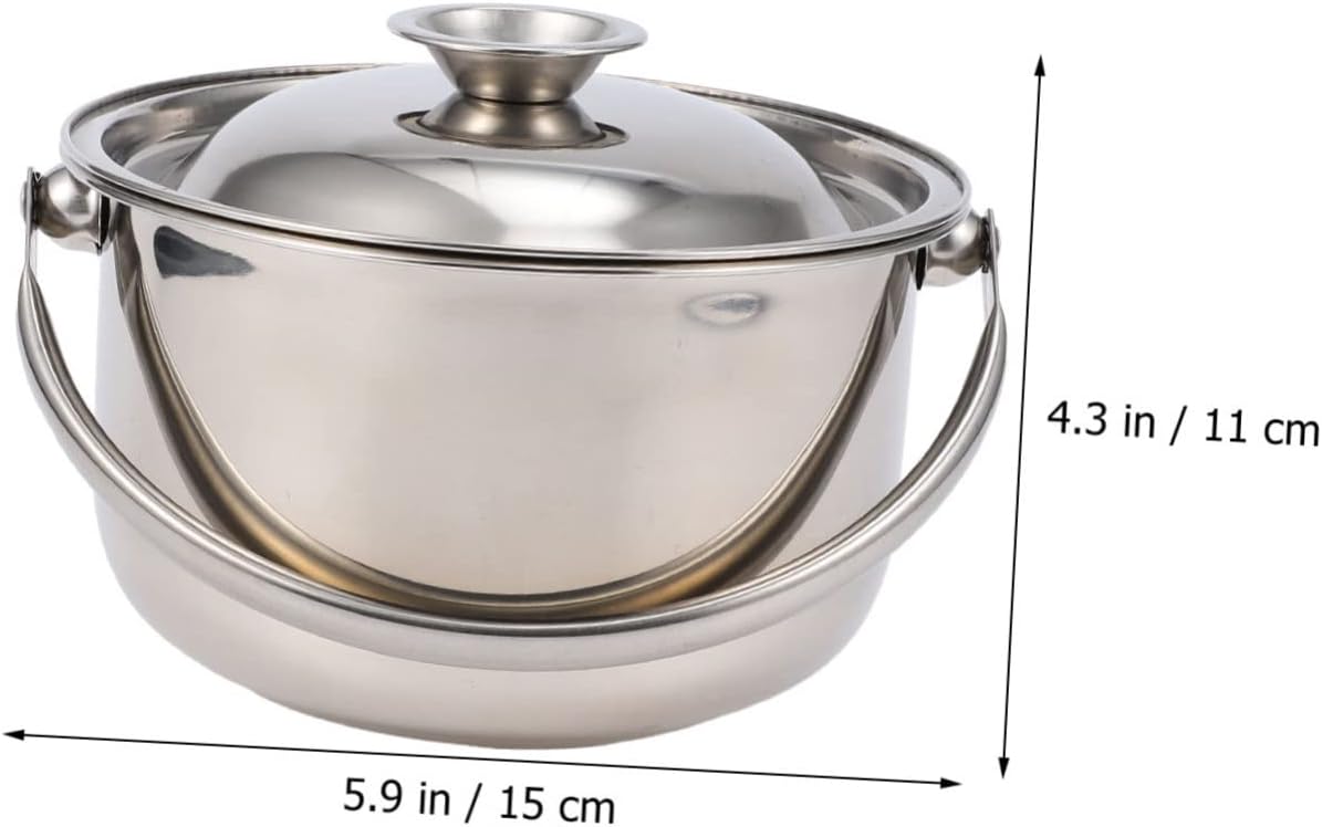 Stainless Steel Noodle Cooking Pot with Handle