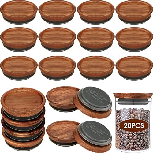 20-Piece Safe Durable Mason Jar Lids for Airtight Storage