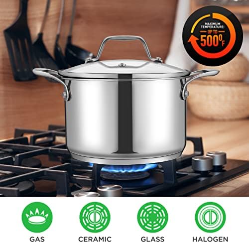3-Quart Stainless Steel Soup Pot
