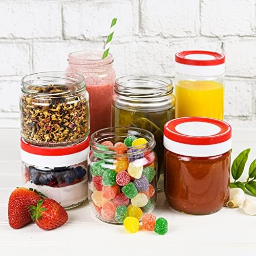 Tribello 22oz Mason JarsWide MouthPerfect for Canning StorageCapacity2x22oz