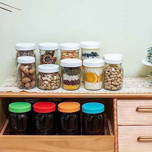 Amber Mason Jars Set