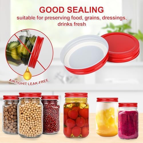 BSL 48-Pack 275 Inch Leak Proof Mason Jar Lids