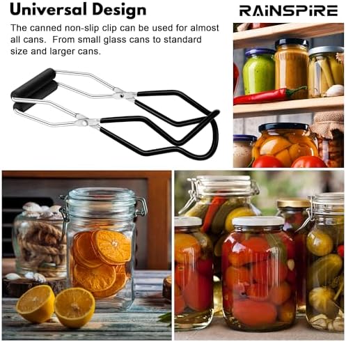 Rainspire Canning Jar Lifter with Non-Slip Handle