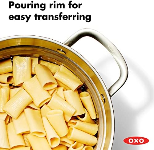 Oxo Stainless Steel 84QT Multipurpose Boiler Pot with Steamer