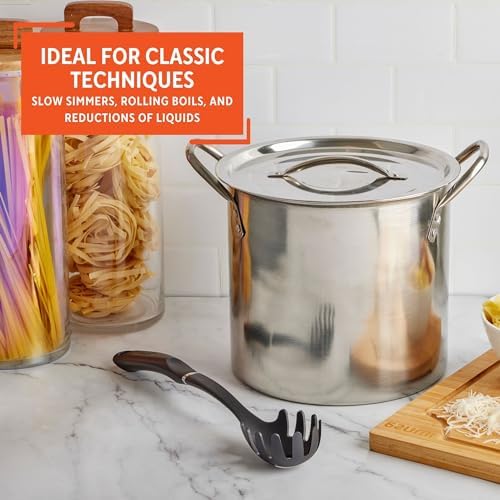 Imusa16qt Stainless Steel Stock Pot