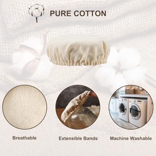 FyndraX 5-Pack Cloth Lids for Fermentation