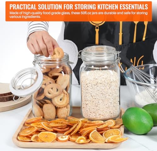 AuroTrends Glass Jars Set