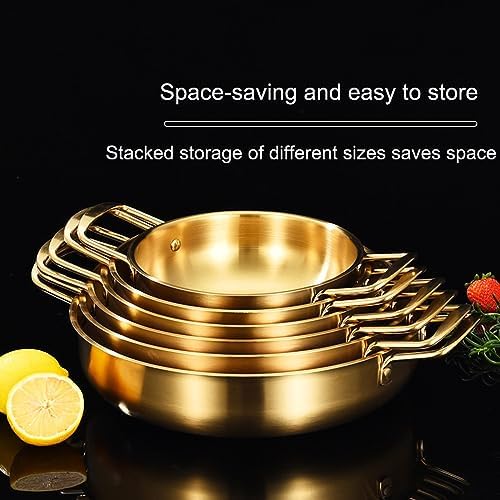 Stainless Steel Noodle Pot Korean Ramen Stockpot 7 Sizes