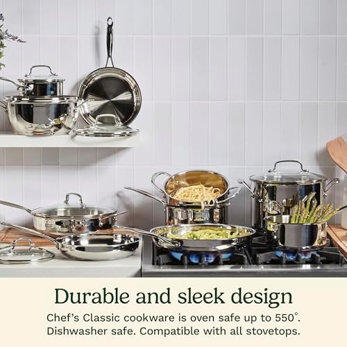Effortless 6-Quart Pasta with Straining Lid