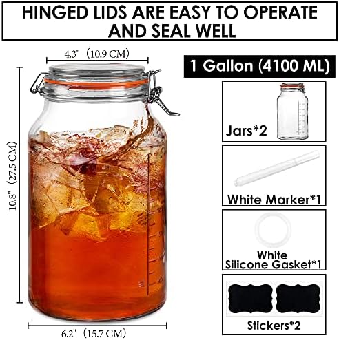 Super Wide-Mouth Leak-Proof Glass Jars for Canning