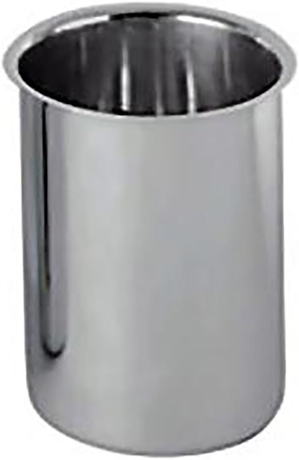Stainless Steel Borosilicate Bain Marie Pots Set of 2