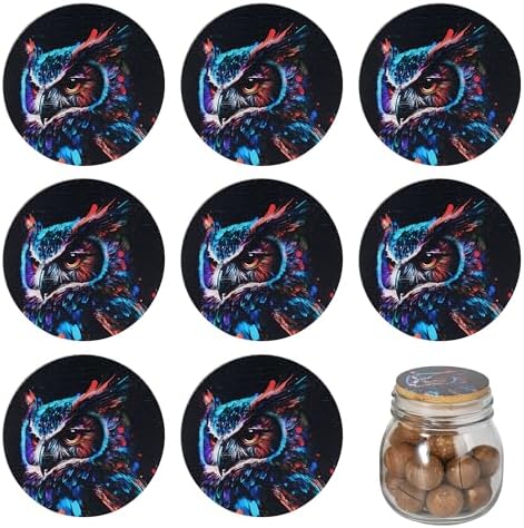 8-Piece Bamboo Mason Jar Lids Durable Airtight Storage