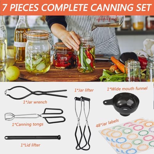 JavaScript rust-proof stainless steel canning starter kit for quick easy preserving