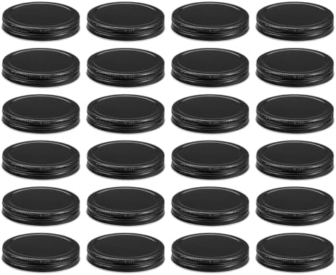 Uxcell 42-Piece Wide Mouth Mason Jar Lids Airtight Leak-Proof