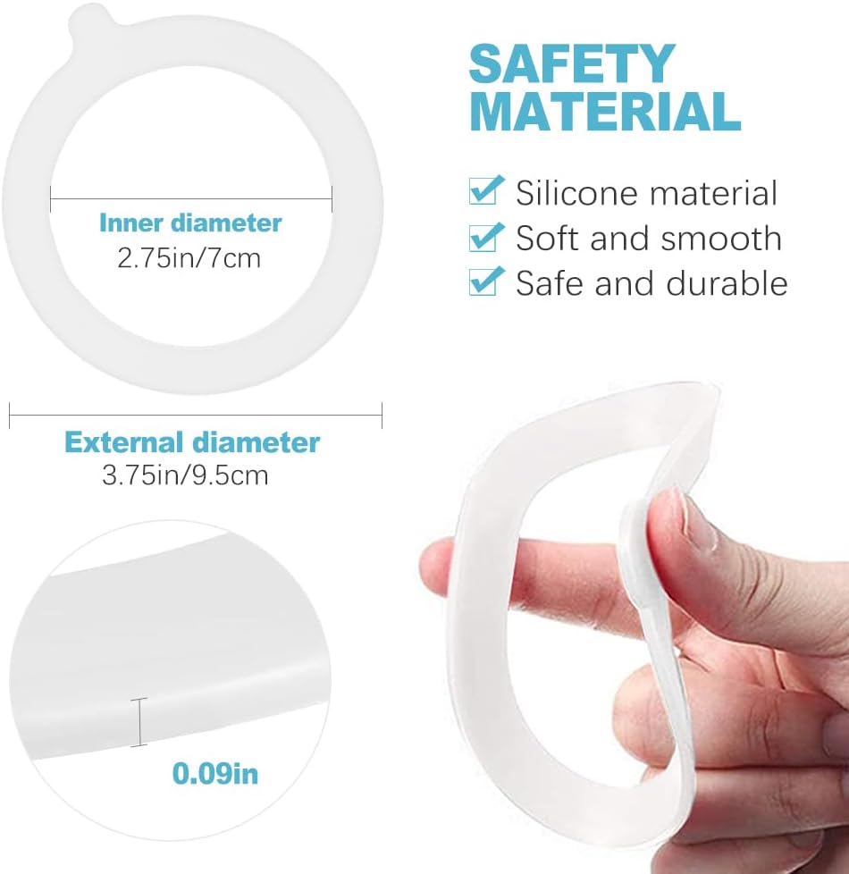 12 Piece Silicone Jar Gaskets Set