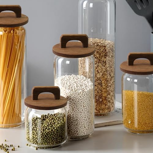Antrader 4-Piece Wooden Storage Lids