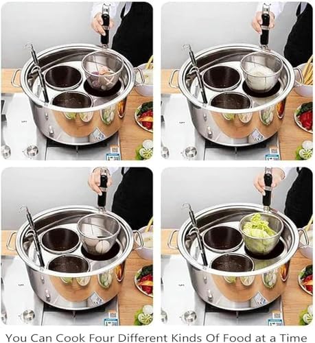 Sturdy Stainless Steel Pasta Cooker Set for Home Commercial Use
